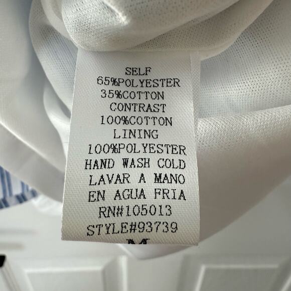 Andree by Unit New Women's Striped Pockets Cold Shoulder Dress Size Medium - Picture 8 of 13